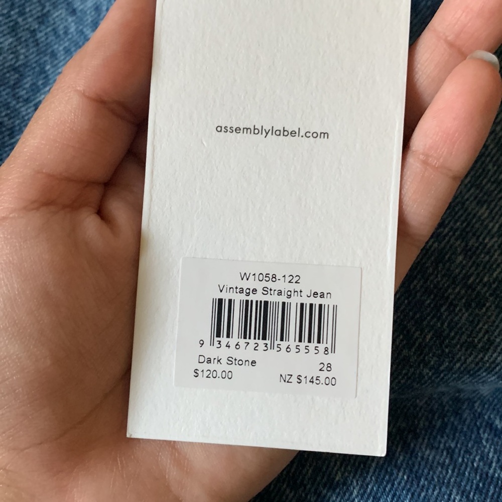 Assembly label jeans - Picture 3 of 4